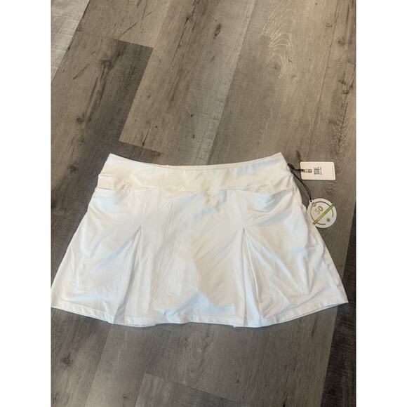 Tail White Label Skort Womens XL White UPF 50 Athletic Golf Tennis New Tags - Picture 2 of 7